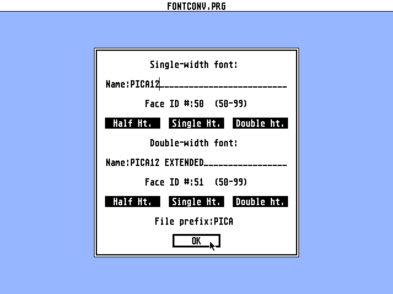 FontConvert — screenshot 1